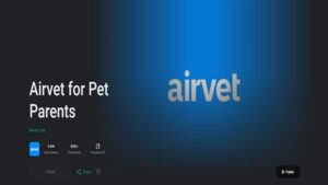 Homepage image for the pet app- Airvet for Pet Parents