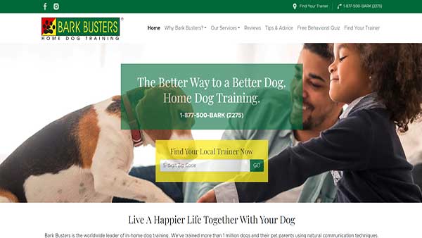 Homepage image of BarkBusters-Home Dog Training