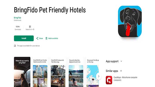 Homepage Image of the Pet App- BringFido