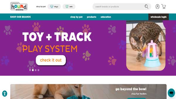 Home Page image of the Pet Accessories manufacturer Outward Hound