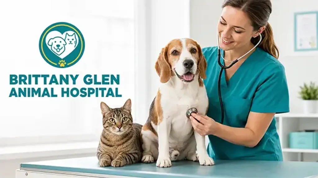Brittany Glen Animal Hospital veterinarian caring for a dog and cat in Mississauga.