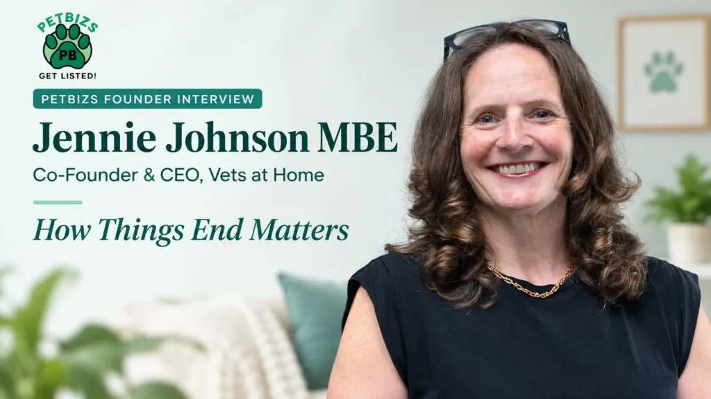Jennie Johnson MBE, cofounder and CEO of Vets at Home, in a PETBIZS interview on pet euthanasia